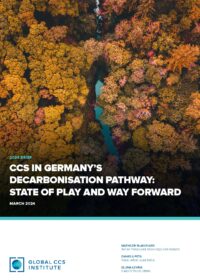 CCS in Germany’s Decarbonisation Pathway: State of Play and Way Forward